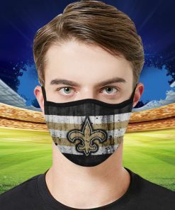 New Orleans Saints Face Mask PM2.5 - New Orleans Saints cloth face masks Filter PM2.5