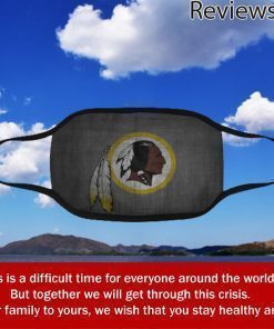 Washington Redskins Football Team Mask Filter - Face Mask Filter MP 2.5