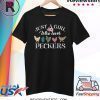 Women Funny Just a Girl Who Loves Peckers Shirt