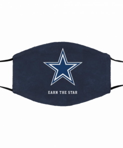 Dallas Cowboys Earn The Star Filter Face Mask
