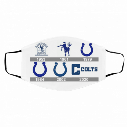 American Football Team Indianapolis Colts Face Mask Filter Face Mask Activated Carbon – Adults Mask PM2.5