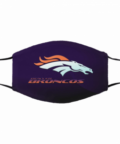 American Football Team Denver Broncos Face Mask PM2.5 – Filter Face Mask Activated Carbon PM2.5