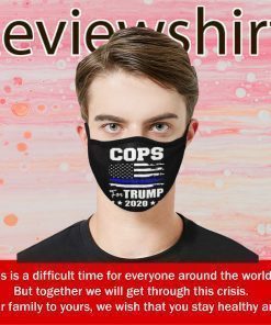 Cops For Trump Flag US 2020 Cloth Face Mask