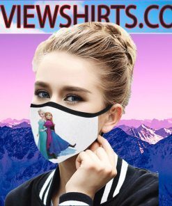 Anna And Elsa Cartoon Film Face Mask