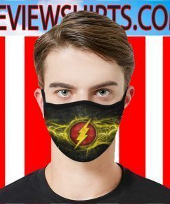 the flash logo Face Masks