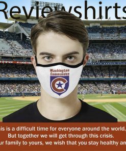 Sale For Washington Commandos Face Mask