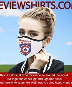 Sale For Washington Commandos Face Mask
