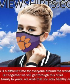 Clemson Tigers Face Mask US - Clemson Football 2020 Cloth Face Mask