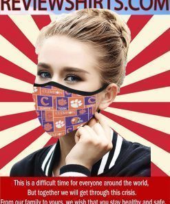 Clemson University Tigers Cloth Face Masks US