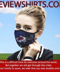 Colorado Avalanche Flag US Cloth Face Mask