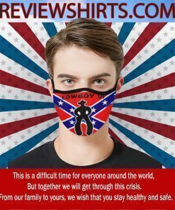 CowBoy Up Flag US CLoth Face Mask