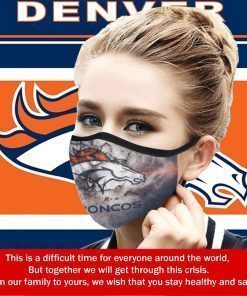 Denver Broncos Face Mask - Limited Edition