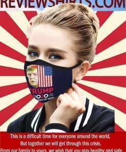 Trump 2020 Flag US Face Mask