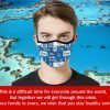 Duke Blue Devils Cloth Face Mask - Face Mask Antibacterial Fabric