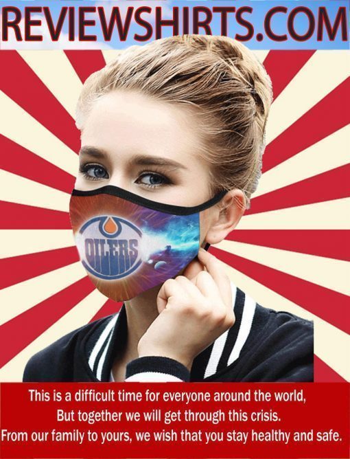 Edmonton Oilers Face Mask Activated Carbon - Logo Edmonton Oilers Cloth Face Mask US