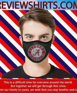 Face Mask Alabama Crimson Tide Cloth Face Mask