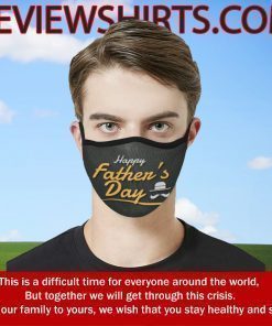 Father's Day Adult Face Mask, Face Mask Black Gift Father's Day