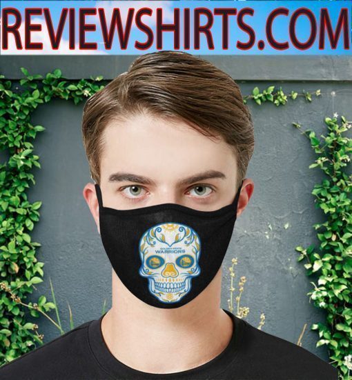 NBA Golden State Warriors Large Outdoor Skull Cloth Face Mask