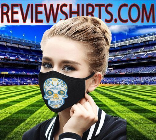 NBA Golden State Warriors Large Outdoor Skull Cloth Face Mask