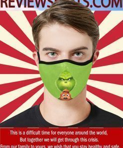 Grinch Funny Cloth Face Mask US