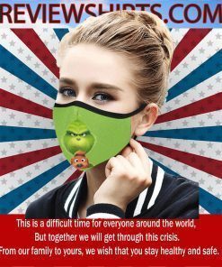 Grinch Funny Cloth Face Mask US