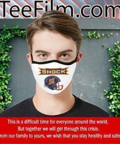 Spokane Shock Arena Football Face Mask