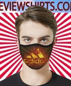 Logo Adidas Shoes Face Mask