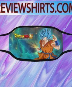 Logo Goku SSJ God Cloth Face Masks