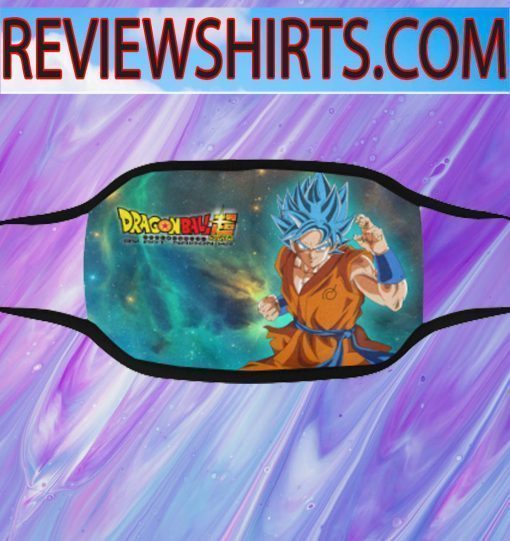 Logo Goku SSJ God Cloth Face Masks