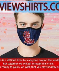 Logo Ole Miss 2020 Face Mask Activated Carbon