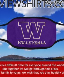 Washington Huskies women's volleyball 2020 US Face Masks