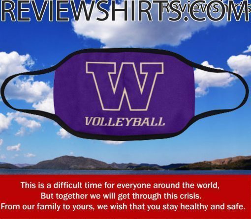 Washington Huskies women's volleyball 2020 US Face Masks