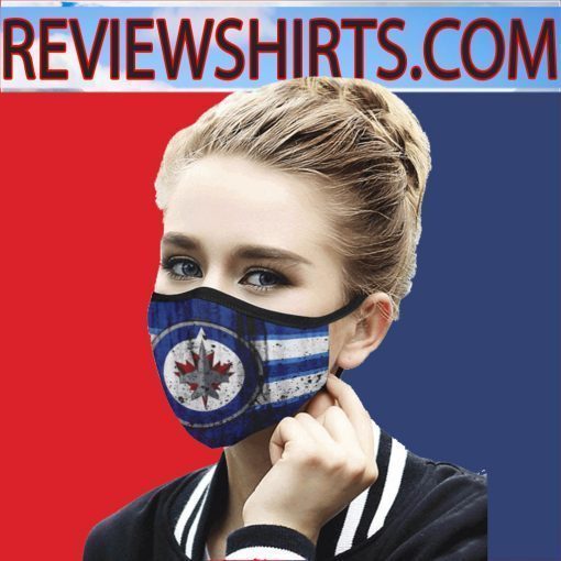 Winnipeg Jets Face Mask - Logo Winnipeg Jets Flag US Cloth Face Mask
