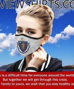 Massachusetts, USA, American state Cloth Face Mask