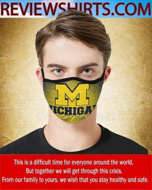 Michigan Wolverines Face Mask - Washable and Reusable Face Mask