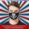 Skull NY Yankees Cloth Face Mask