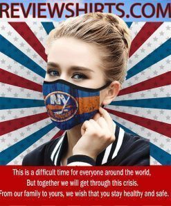 New York Islanders Flag Cloth Face Mask 2020