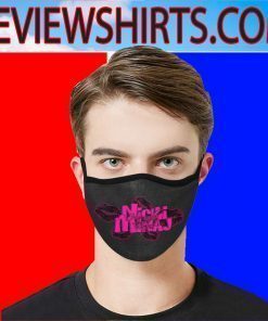 Nicki Minaj Textos Singer - Nicki Minaj Name Logo 2020 Face Mask