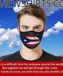 NoveltyGeek Puerto Rican Flag US Cloth Face Mask