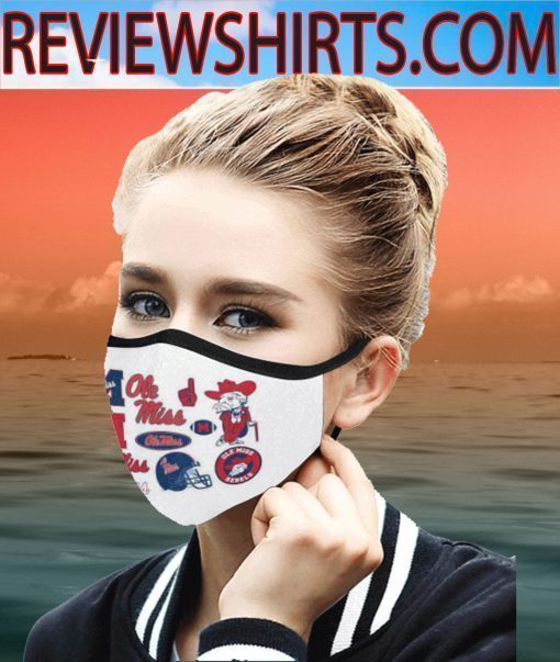 Ole Miss Logo Face Mask