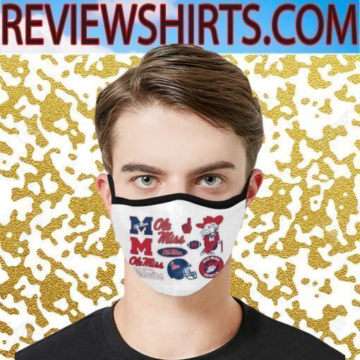 Ole Miss Logo Face Mask