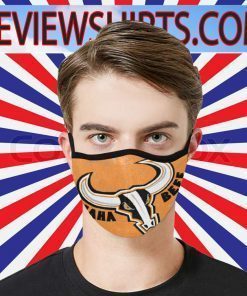 Omaha Beef Football Cloth Face Masks