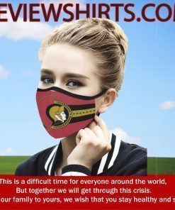 Ottawa Senators Flag US Cloth Face Mask - Face Mask Activated Carbon