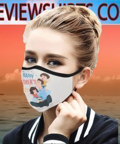 Father's Day Cute Family Cloth Face Mask - Gift Father's Day