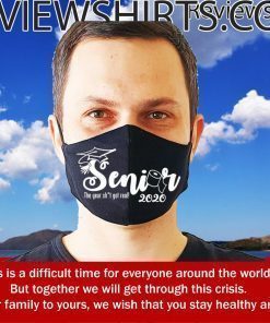 Senior 2020 Cloth Face Mask Reusable Cotton mask