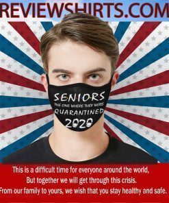 Seniors The One Where They Were Quarantined 2020 Cloth Face Masks