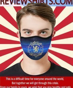 Chelsea F.C. Cloth Face Mask - Soccer Club Fan Chelsea F.C