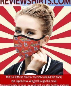St Louis Cardinals Face Mask - For Mens And Womens Face Mask