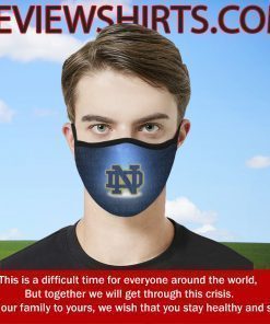 This Is How I Save The World Notre Dame Fighting Irish Face Masks