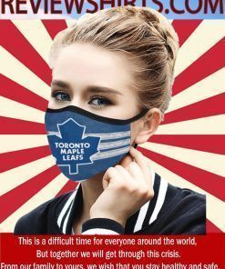 Toronto Maple Leafs US Flag Face Mask